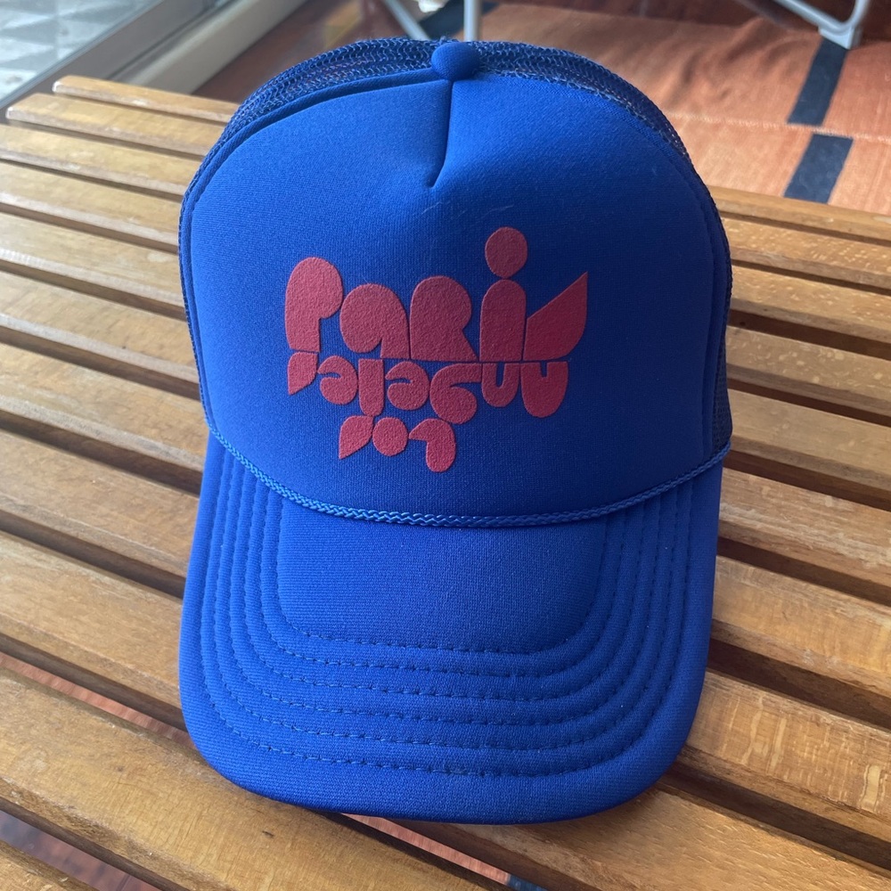 Rare Clare V. Trucker Hat Paris Los Angeles